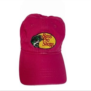Girls pink bass pro shop hat
